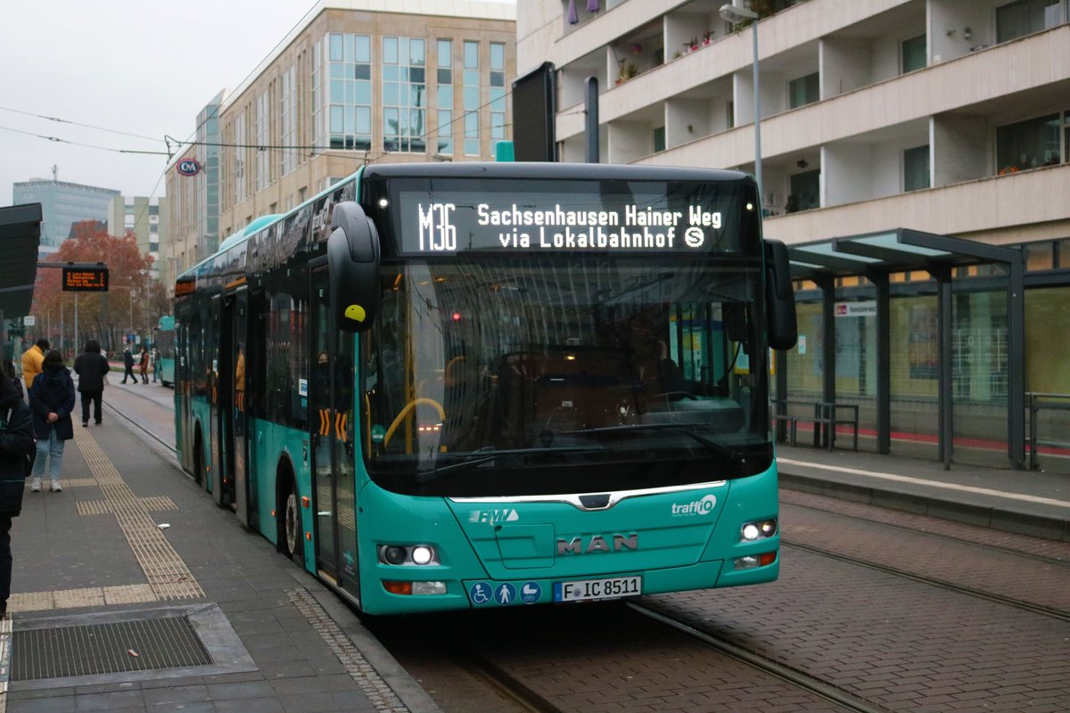ICB MAN Lions City Wagen 511 am 21.12.20 in Frankfurt am Main