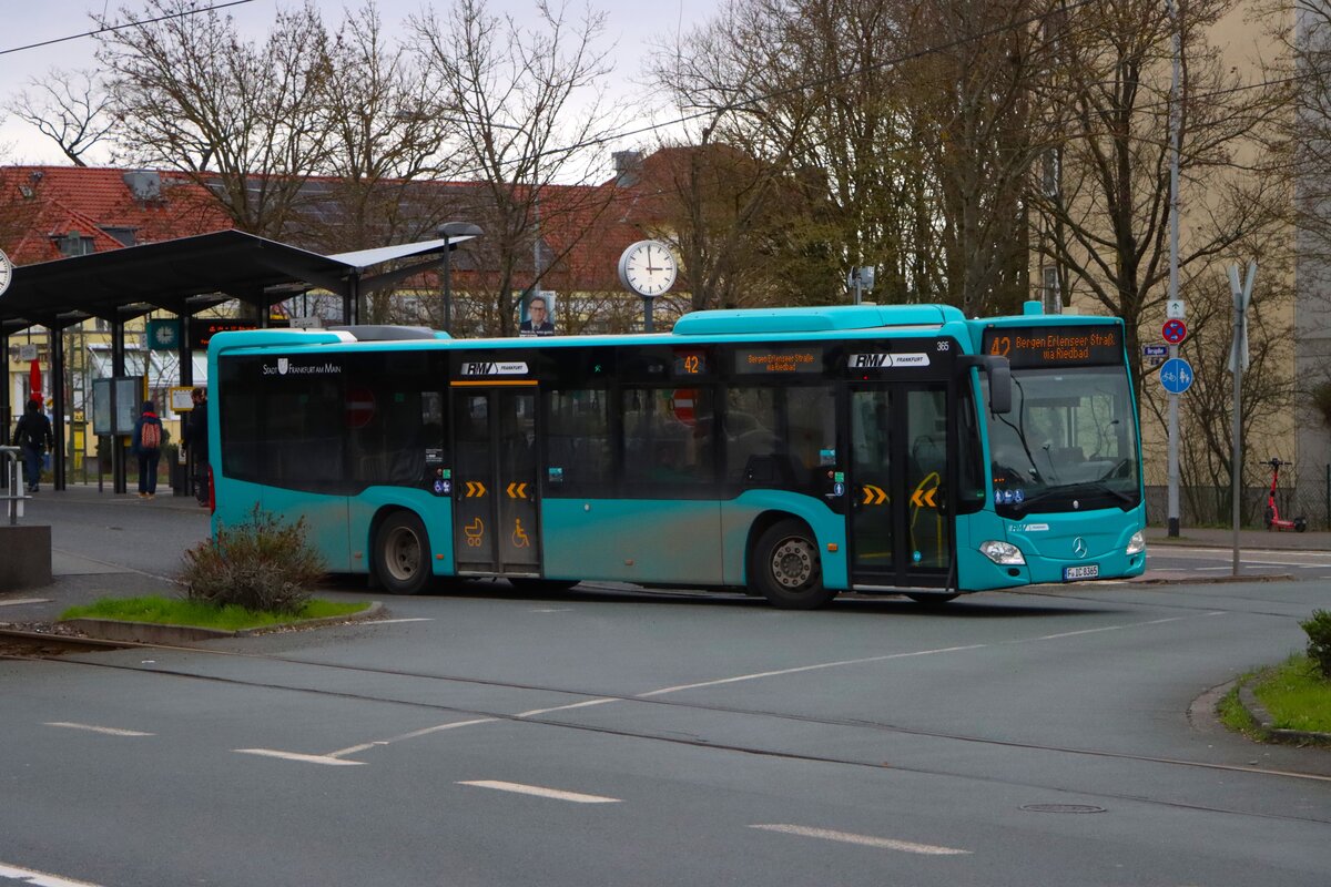 ICB Mercedes Benz Citaro 2 Wagen 355 am 13.03.26 in Frankfurt am Main