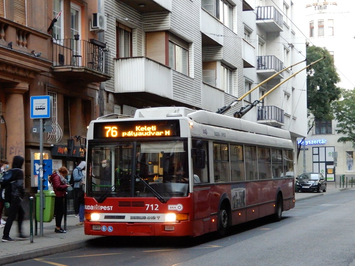 Ikarus 412 T, BKK Budapest, Budapest 22.Okt.2020
