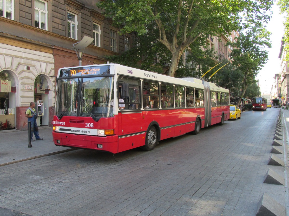 Ikarus 435T, BKV Budapest #308, 20.07.2015 Budapest