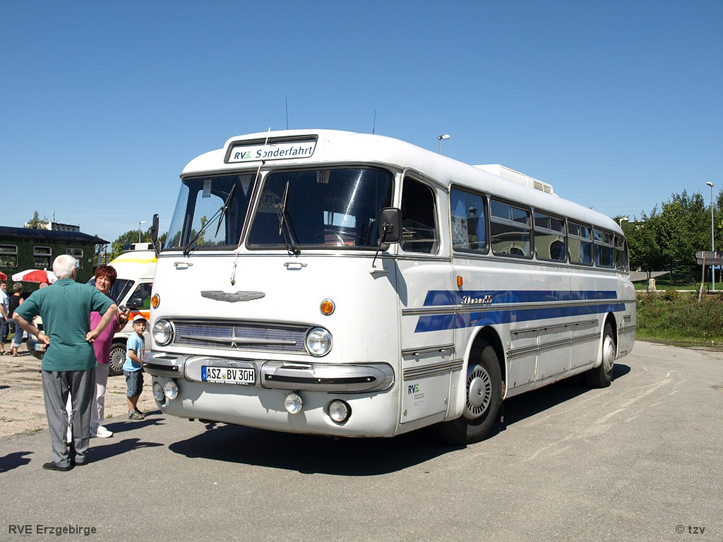 Ikarus 55 in Annaberg-Buchholz. Der wagen wurde schon verkauft. (20.8.2011)