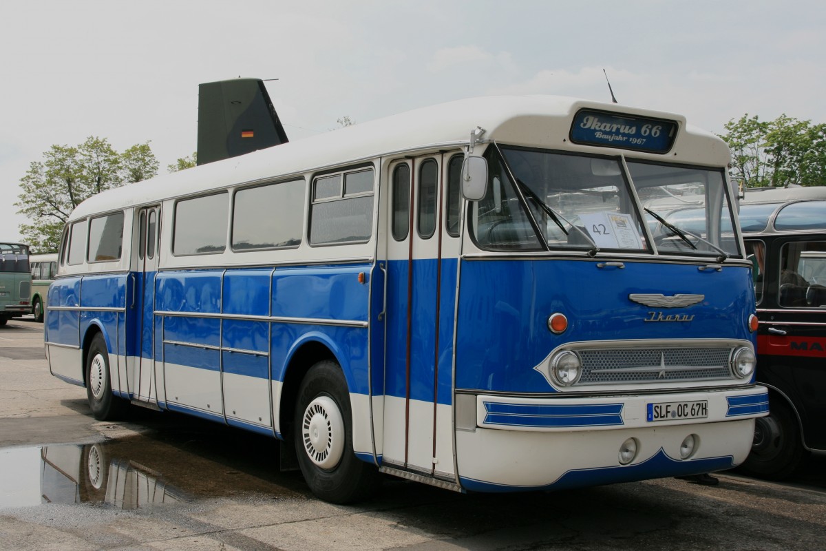Ikarus 66 Bj. 1967  OVS Saalfeld , 4. Europatreffen historischer Omnibusse, Speyer 26.04.2014 