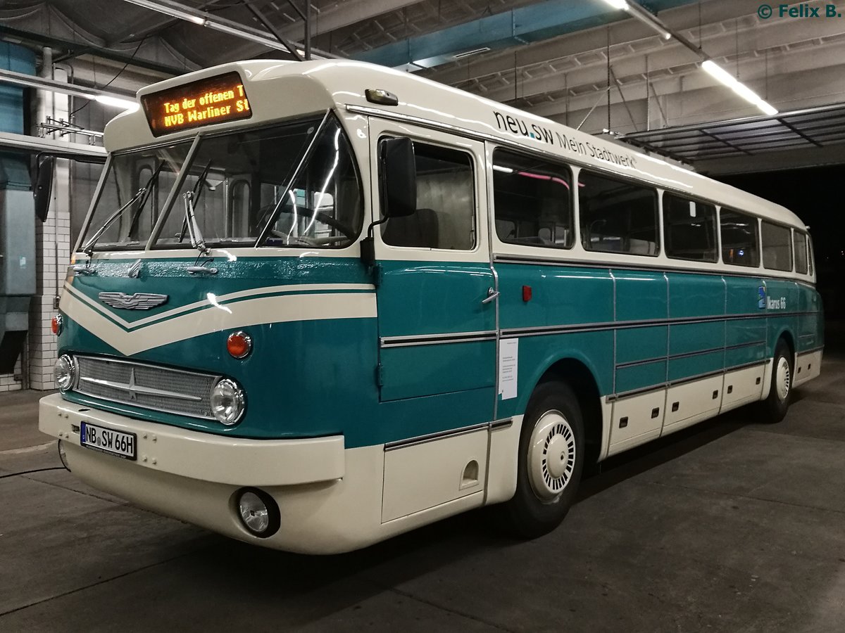 Ikarus 66 der Neubrandenburger Verkehrsbetriebe in Neubrandenburg am 20.02.2017