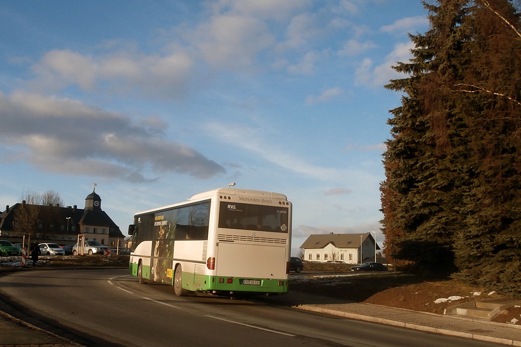 Integro #11-8430 von Regionalverkehr Erzgebirge in Marienberg. (6.2.2014)
