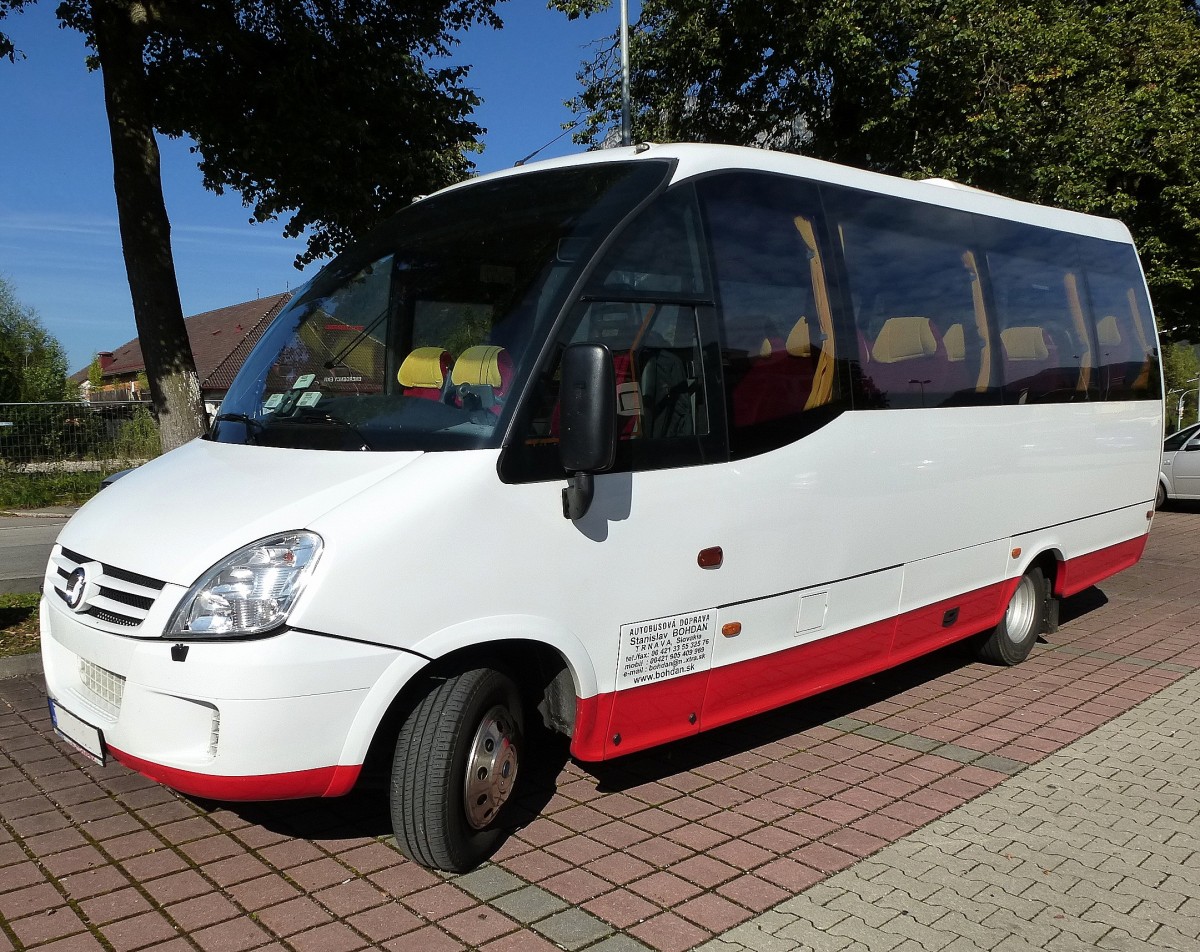 Iris Minibus einer Slowakischen Reisegesellschaft, Sept.2014 
