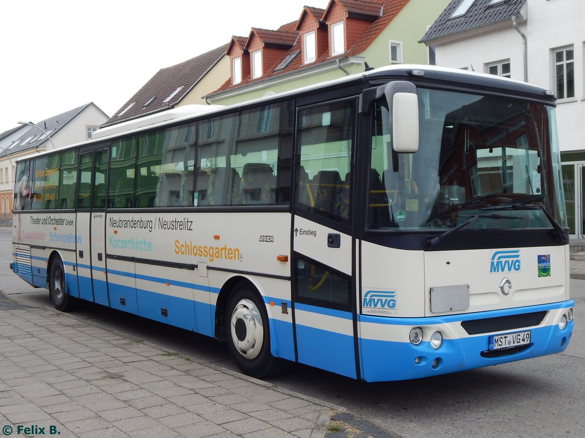 Irisbus Axer der MVVG in Neubrandenburg am 30.09.2016