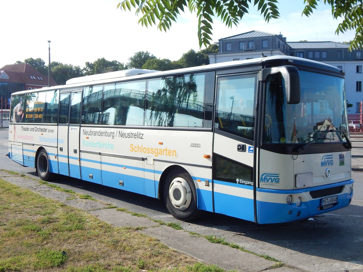 Irisbus Axer der MVVG in Neubrandenburg am 13.07.2018