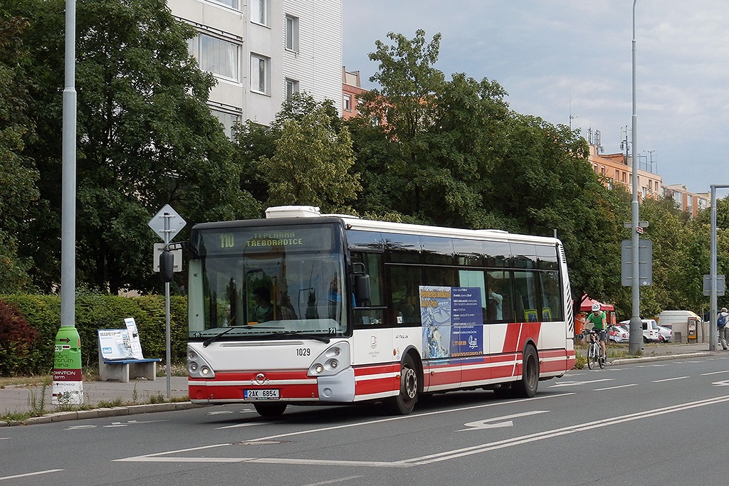 Irisbus Citelis #1029 auf der Linie 110 in Prag. (27.6.2016) 