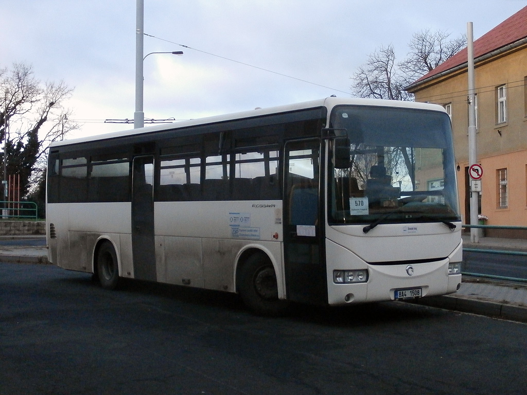 Irisbus Crossway 10.6 M in Chomutov. Der DPCHJ endet am 31.12.2014 auf der Regionallinien. (25.12.2014)