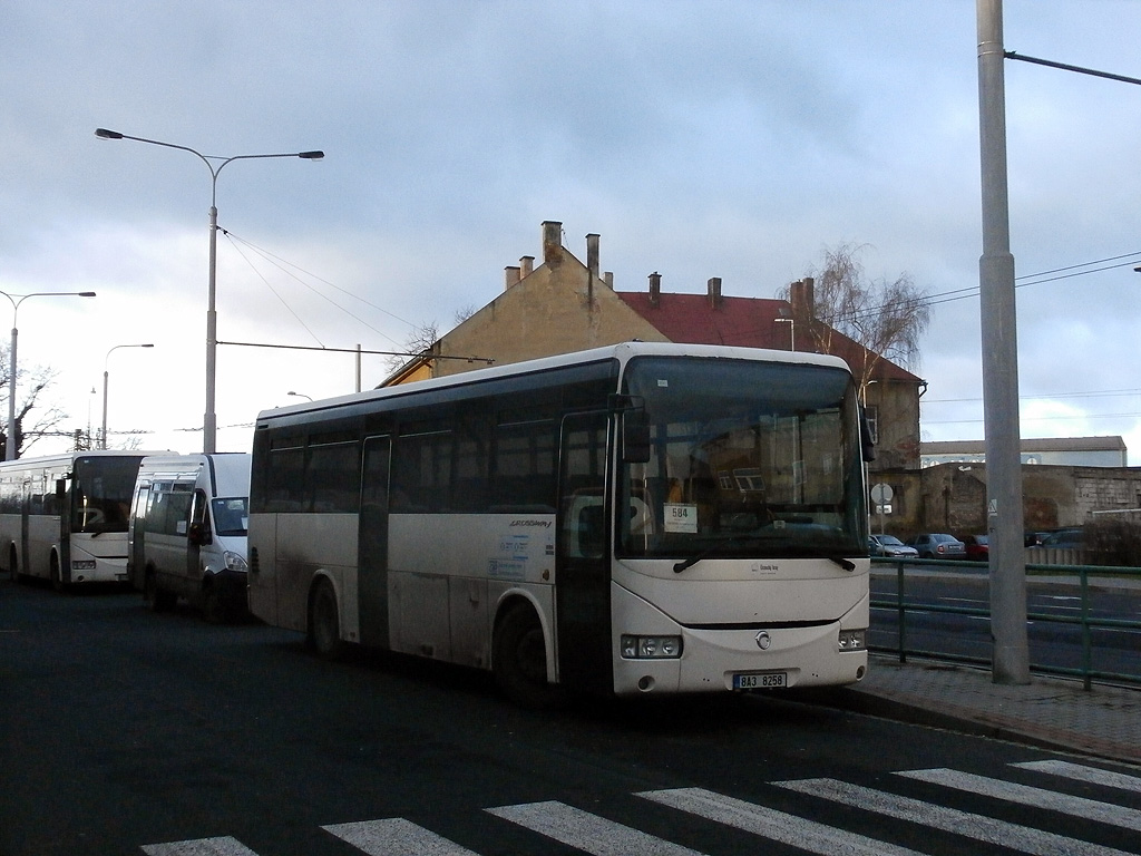 Irisbus Crossway 10.6 M in Chomutov. Der DPCHJ endet am 31.12.2014 auf der Regionallinien. (25.12.2014)