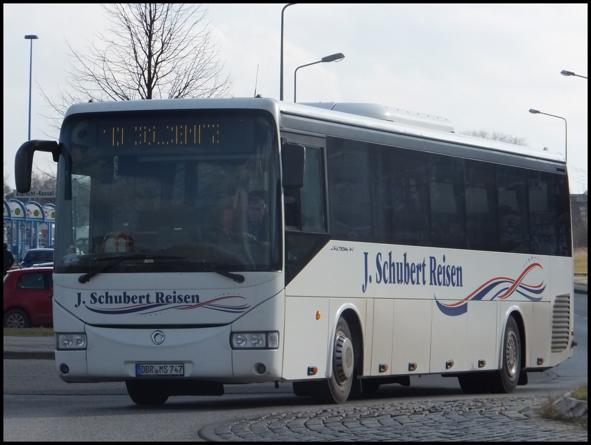 Irisbus Crossway von J. Schubert Reisen aus Deutschland in Rostock am 12.02.2014