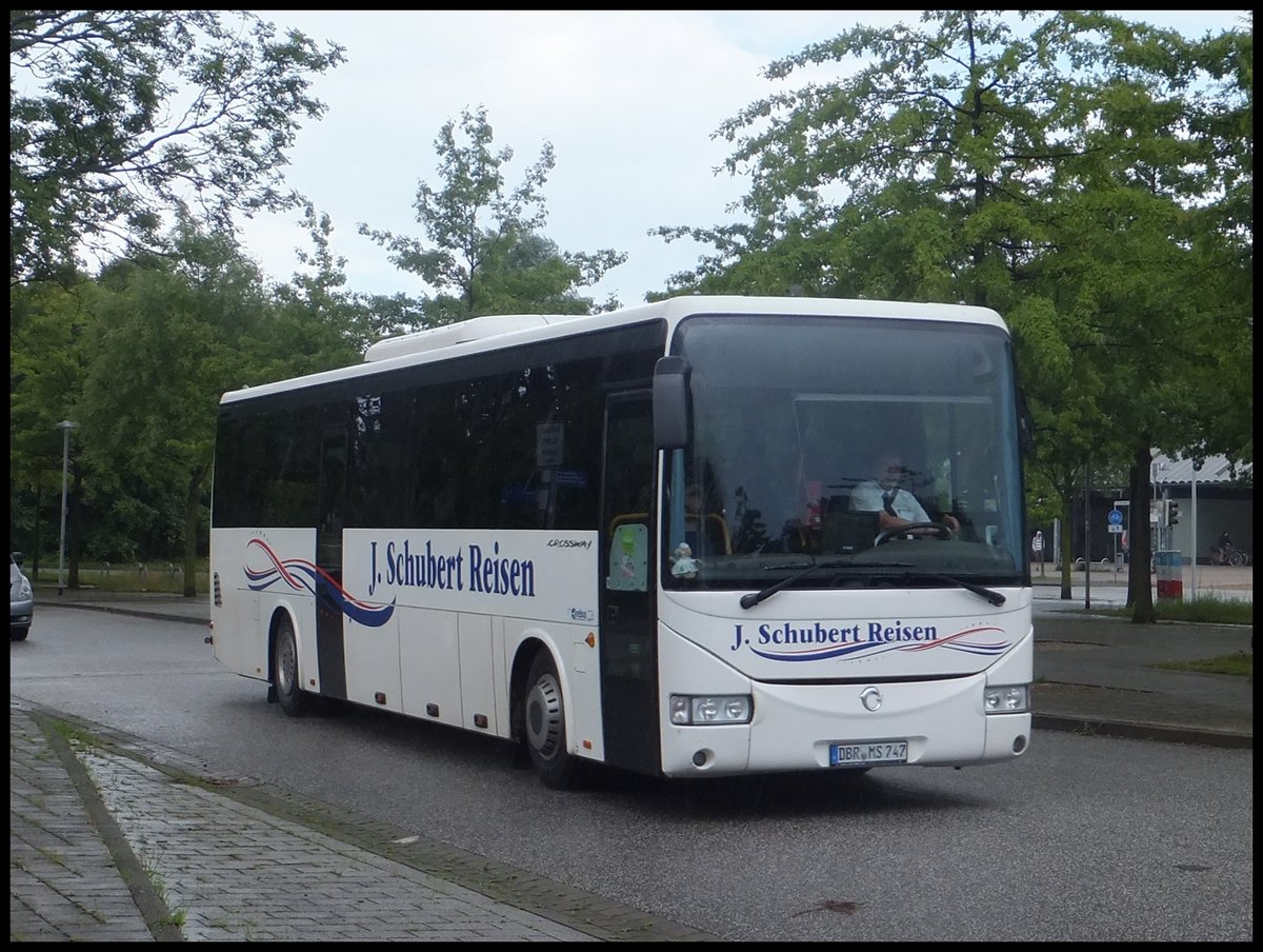 Irisbus Crossway von J. Schubert Reisen aus Deutschland in Rostock am 02.07.2014