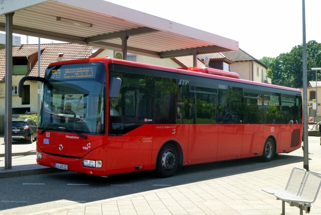 Irisbus Crossway LE  Rheinpfalzbus , Bad Bergzabern 02.08.2015
