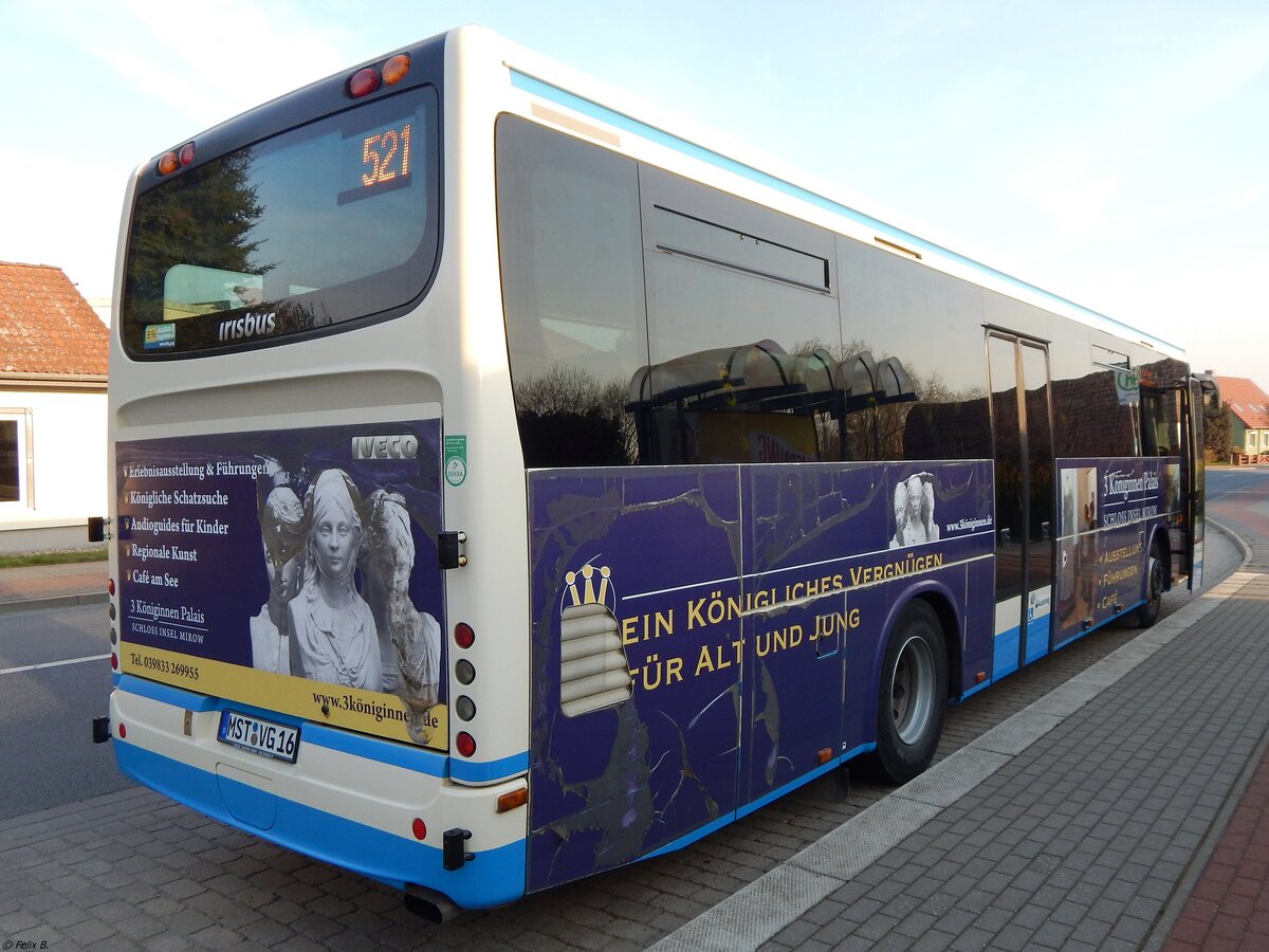 Irisbus Crossway der MVVG in Bredenfelde am 02.04.2019