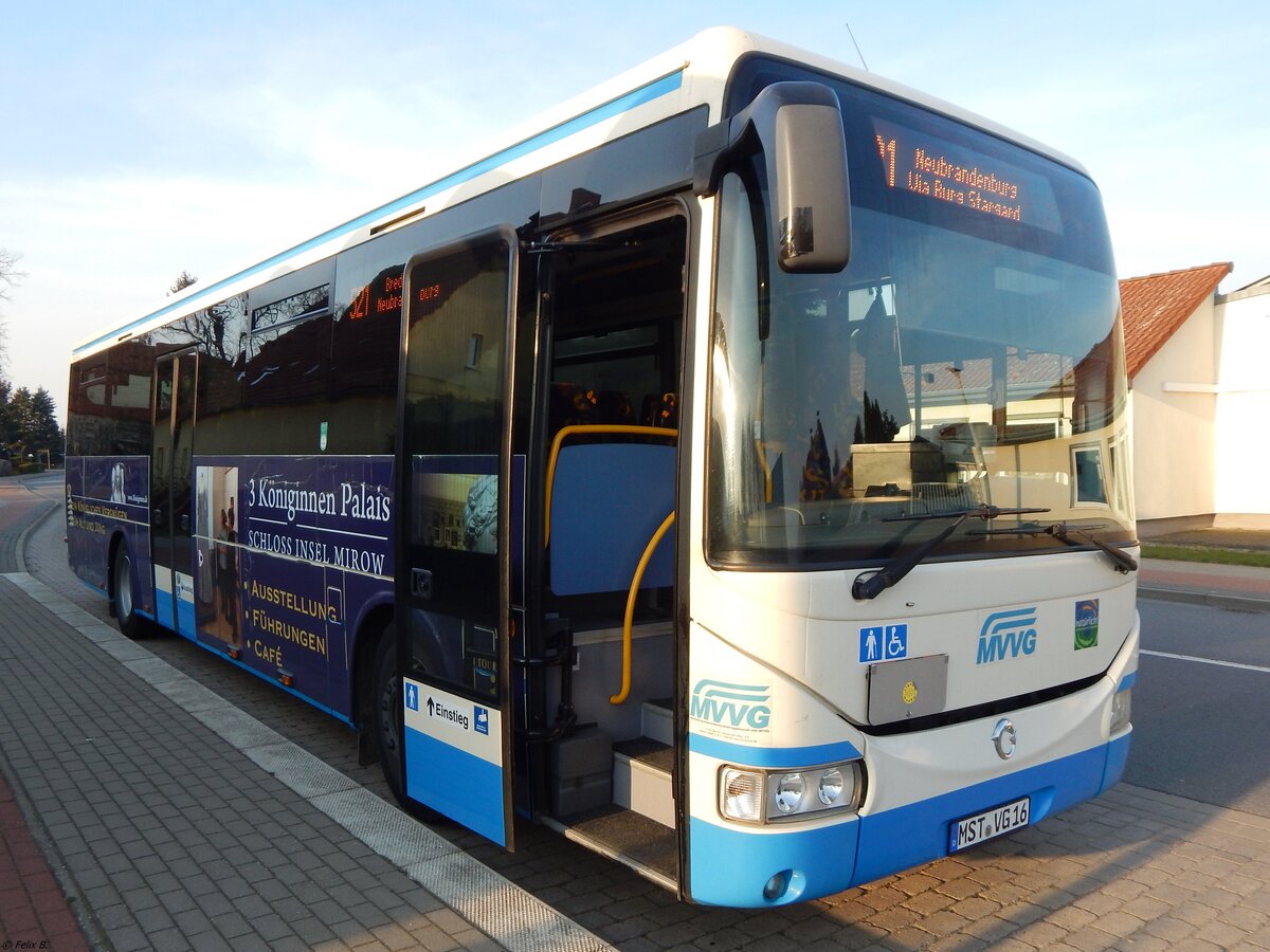 Irisbus Crossway der MVVG in Bredenfelde am 02.04.2019