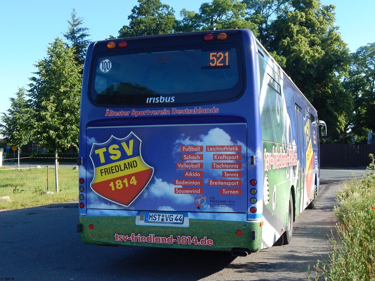 Irisbus Crossway der MVVG in Bredenfelde am 14.06.2019