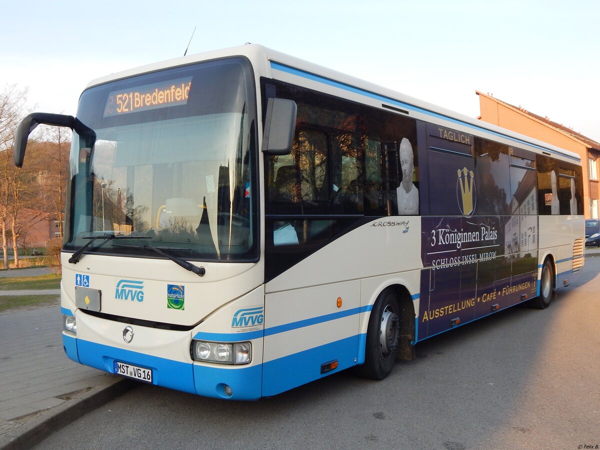 Irisbus Crossway der MVVG in Burg Stargard am 02.04.2019