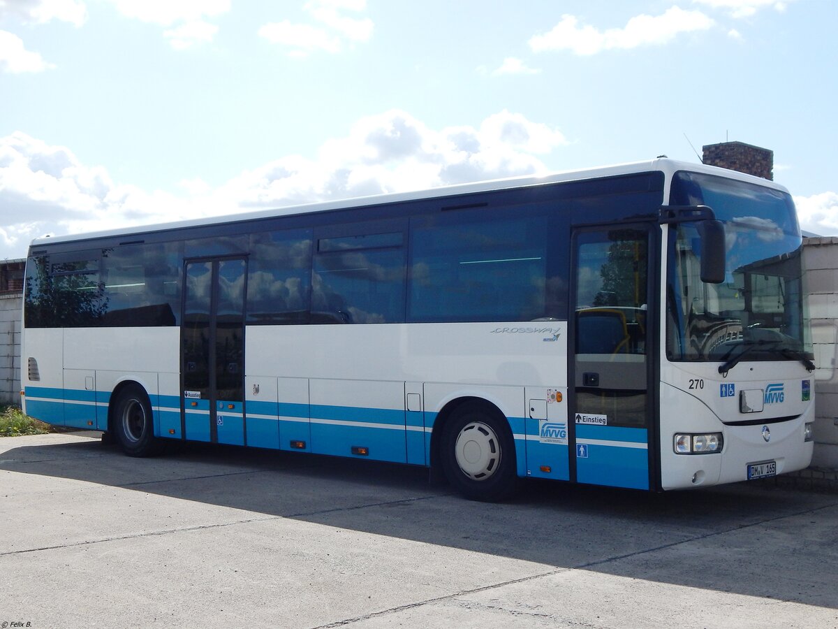 Irisbus Crossway der MVVG in Burg Stargard am 06.09.2019