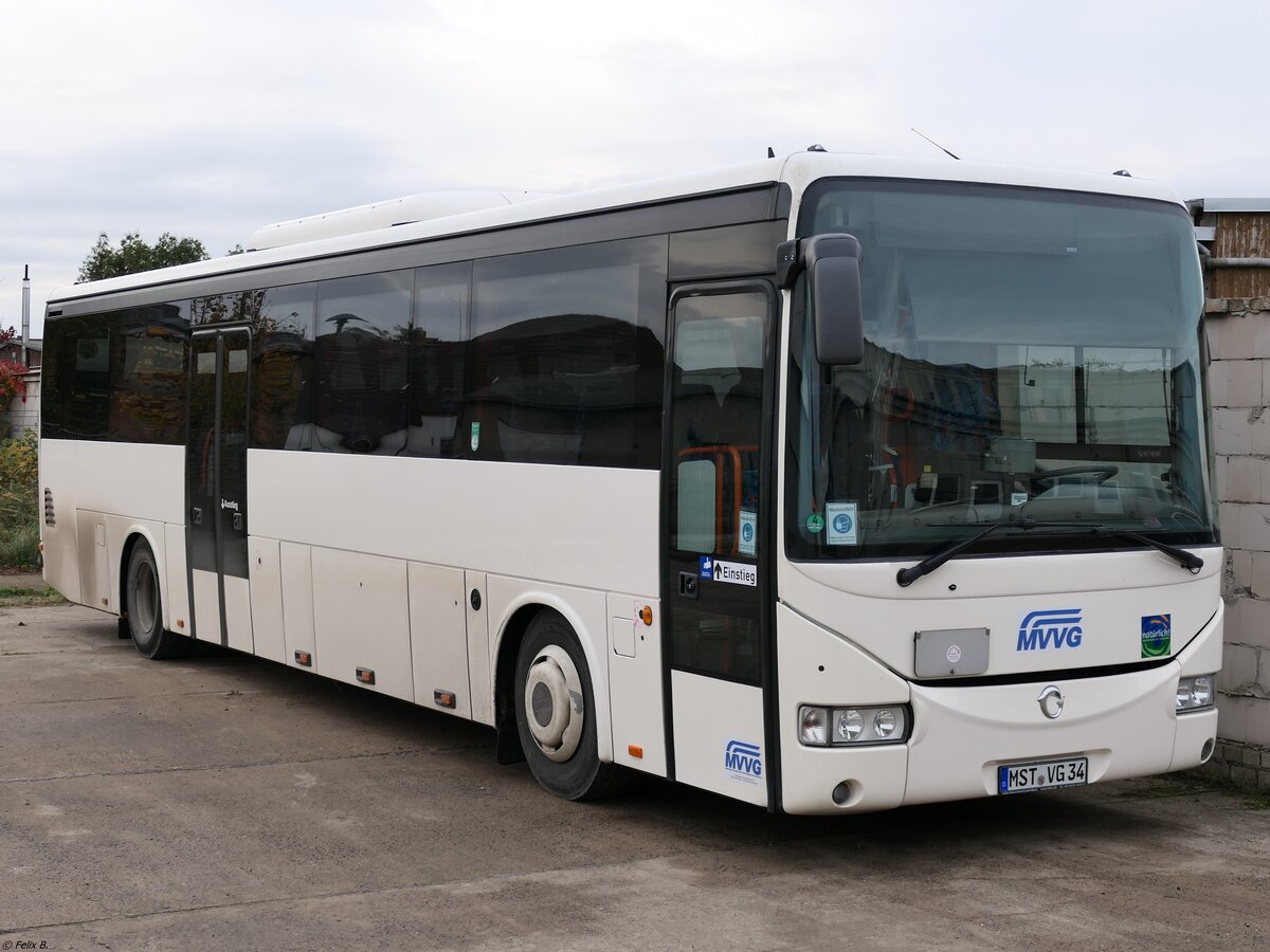 Irisbus Crossway der MVVG in Burg Stargard am 28.10.2020