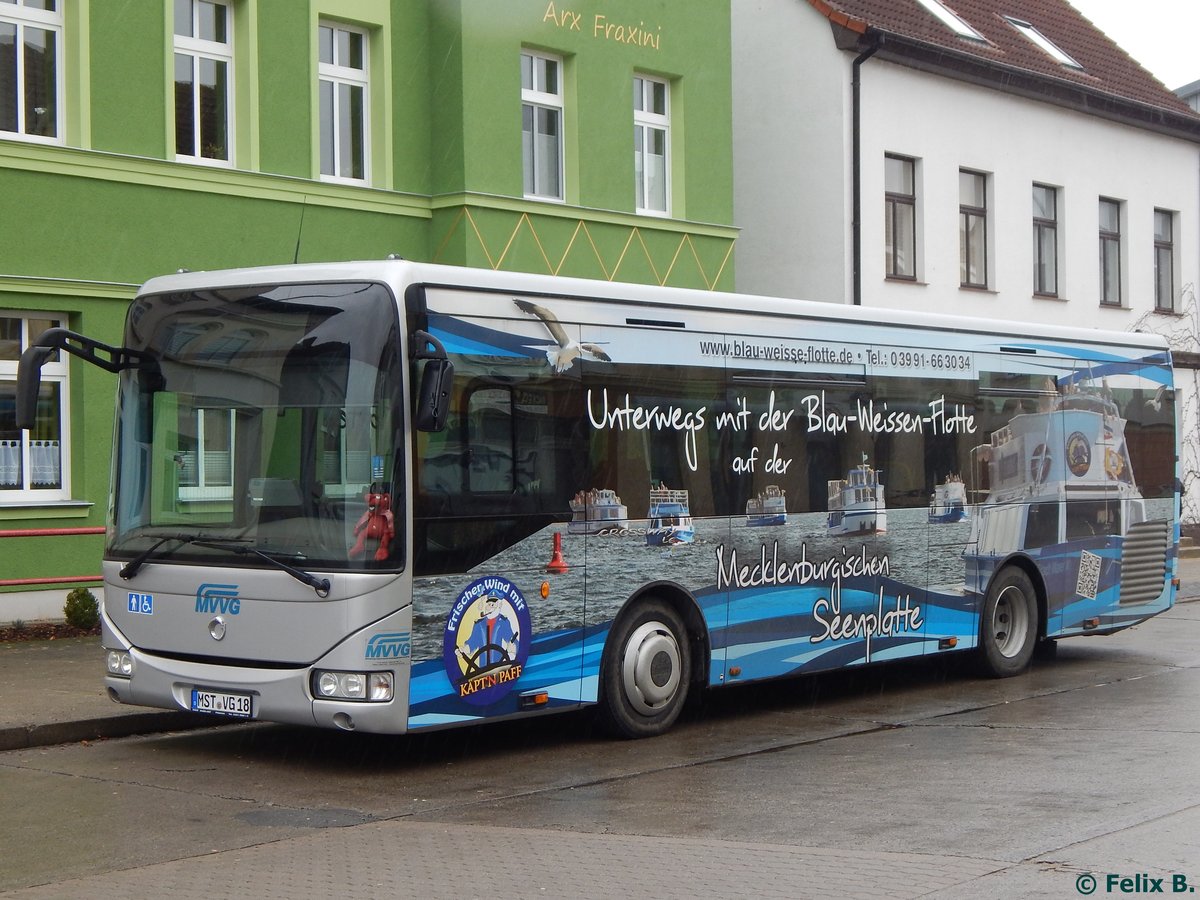 Irisbus Crossway der MVVG in Neubrandenburg am 20.02.2017