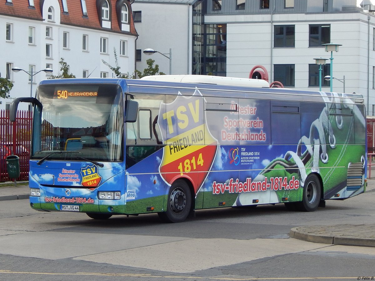 Irisbus Crossway der MVVG in Neubrandenburg am 25.08.2017
