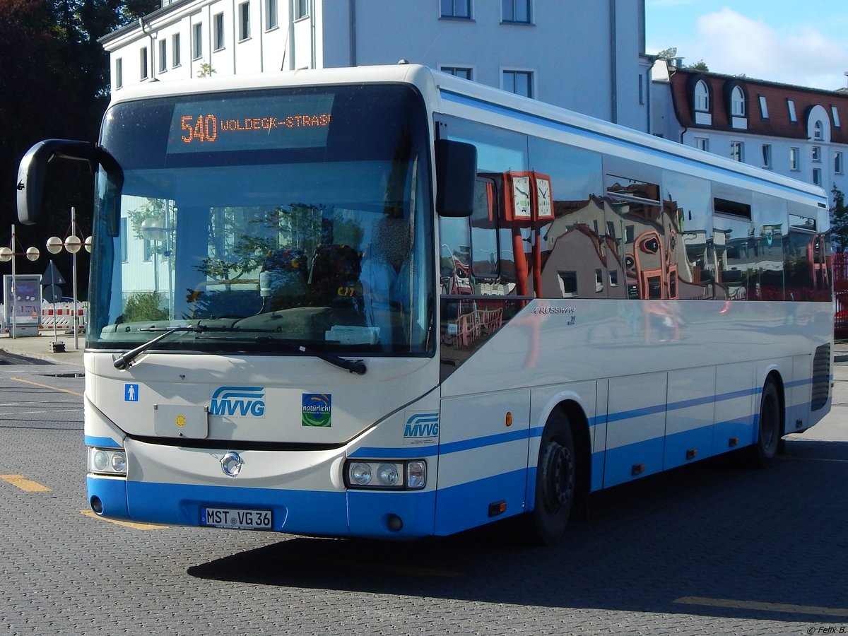 Irisbus Crossway der MVVG in Neubrandenburg am 15.09.2017
