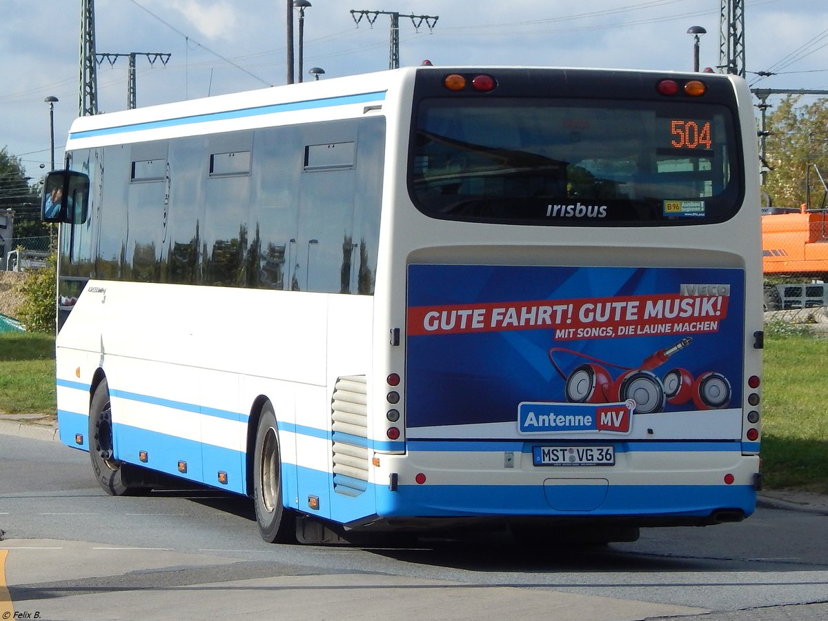 Irisbus Crossway der MVVG in Neubrandenburg am 22.09.2017