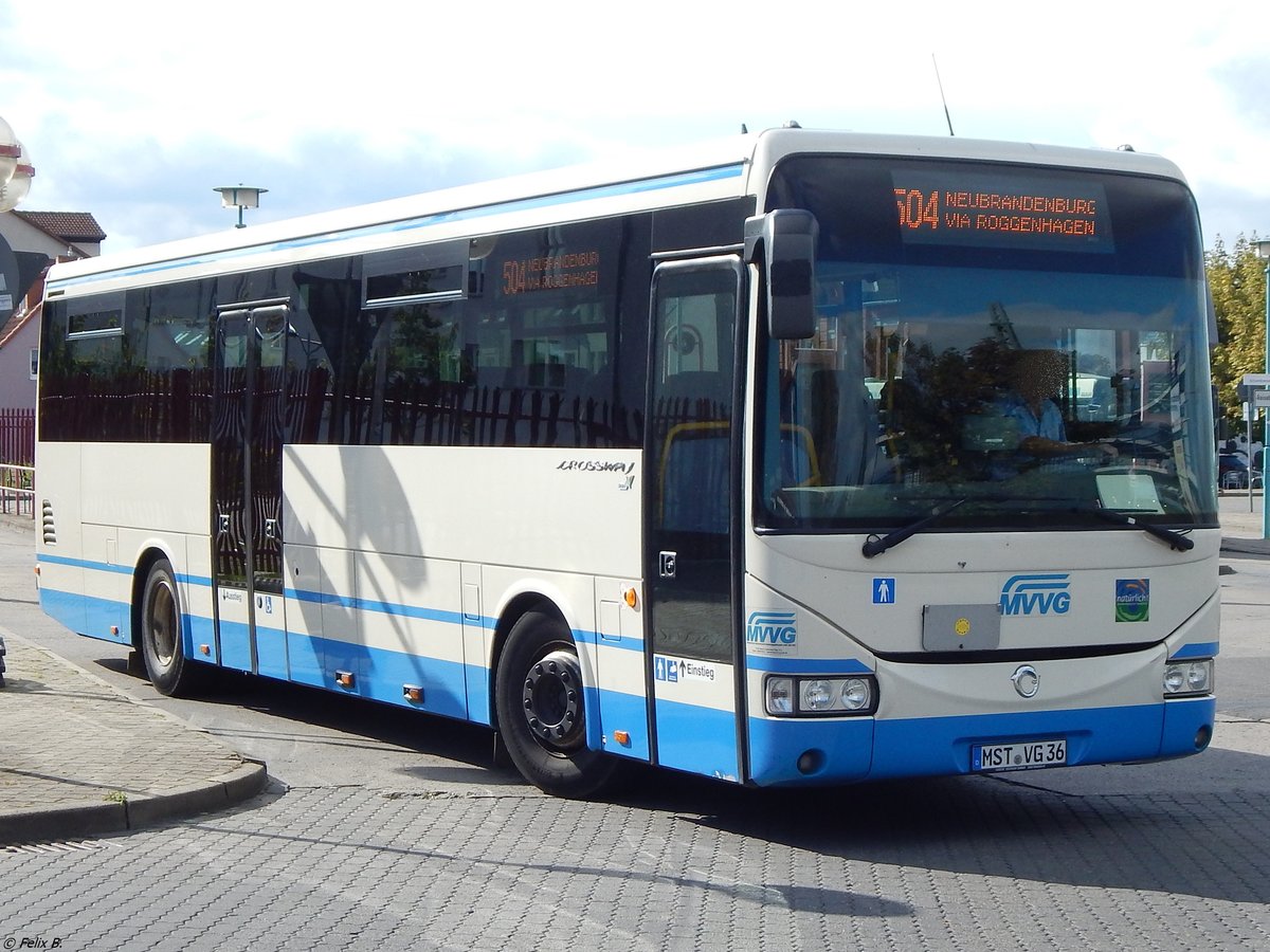 Irisbus Crossway der MVVG in Neubrandenburg am 22.09.2017