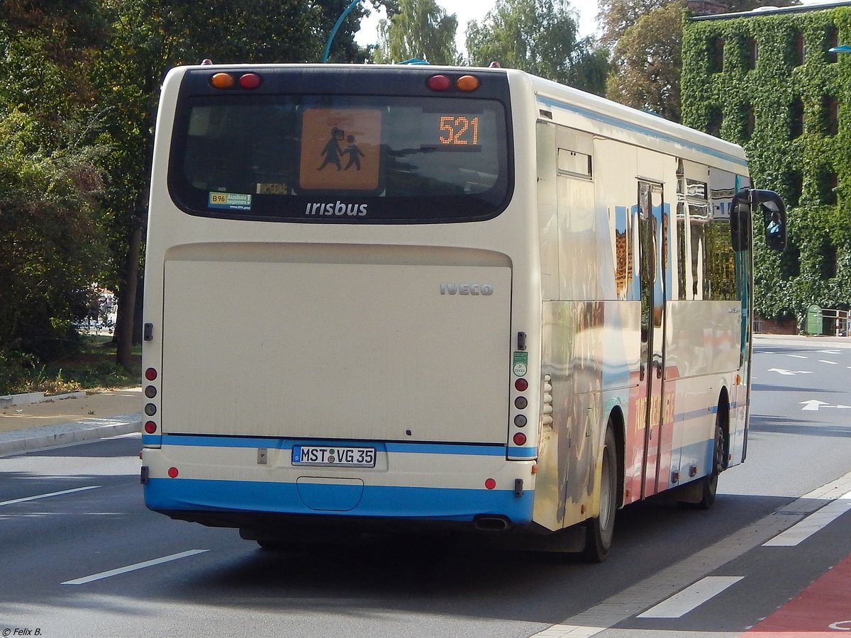 Irisbus Crossway der MVVG in Neubrandenburg am 04.09.2018