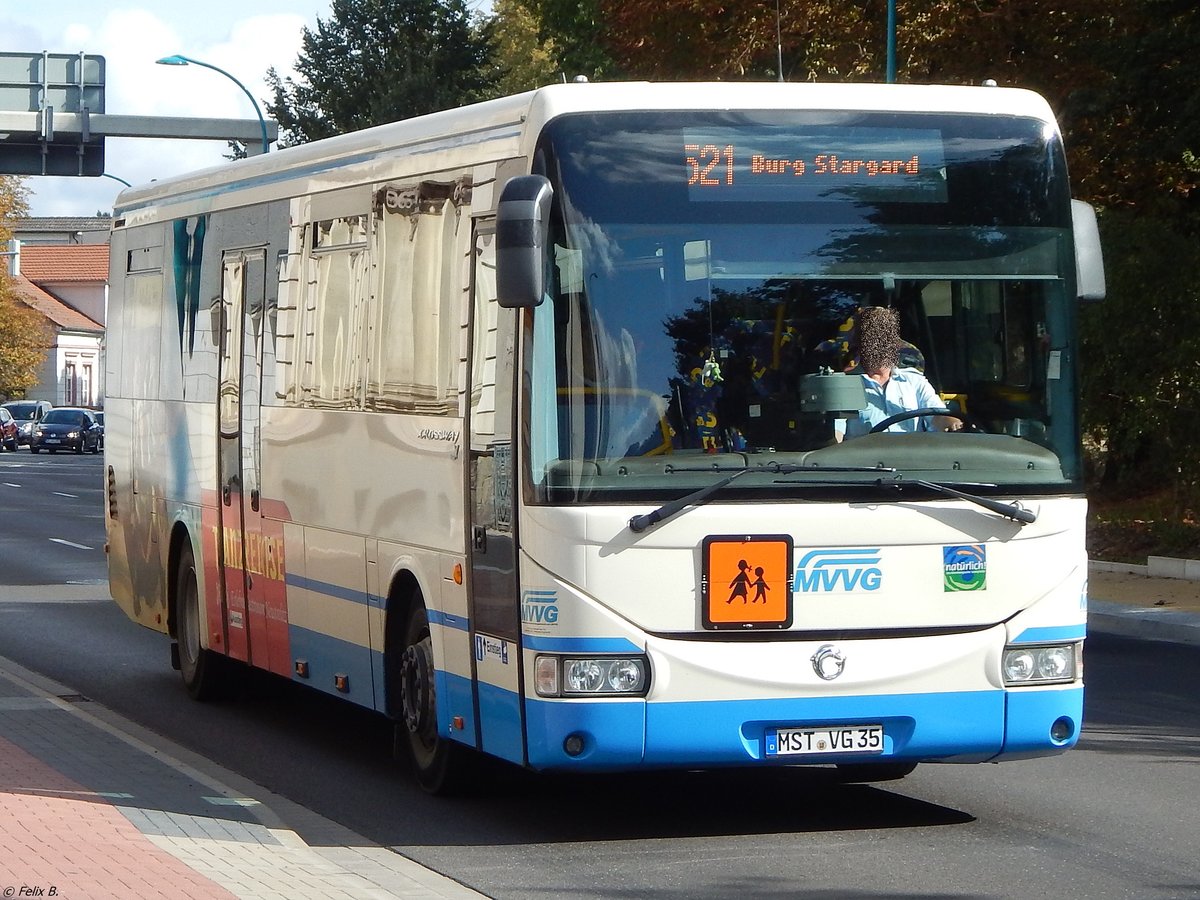 Irisbus Crossway der MVVG in Neubrandenburg am 04.09.2018