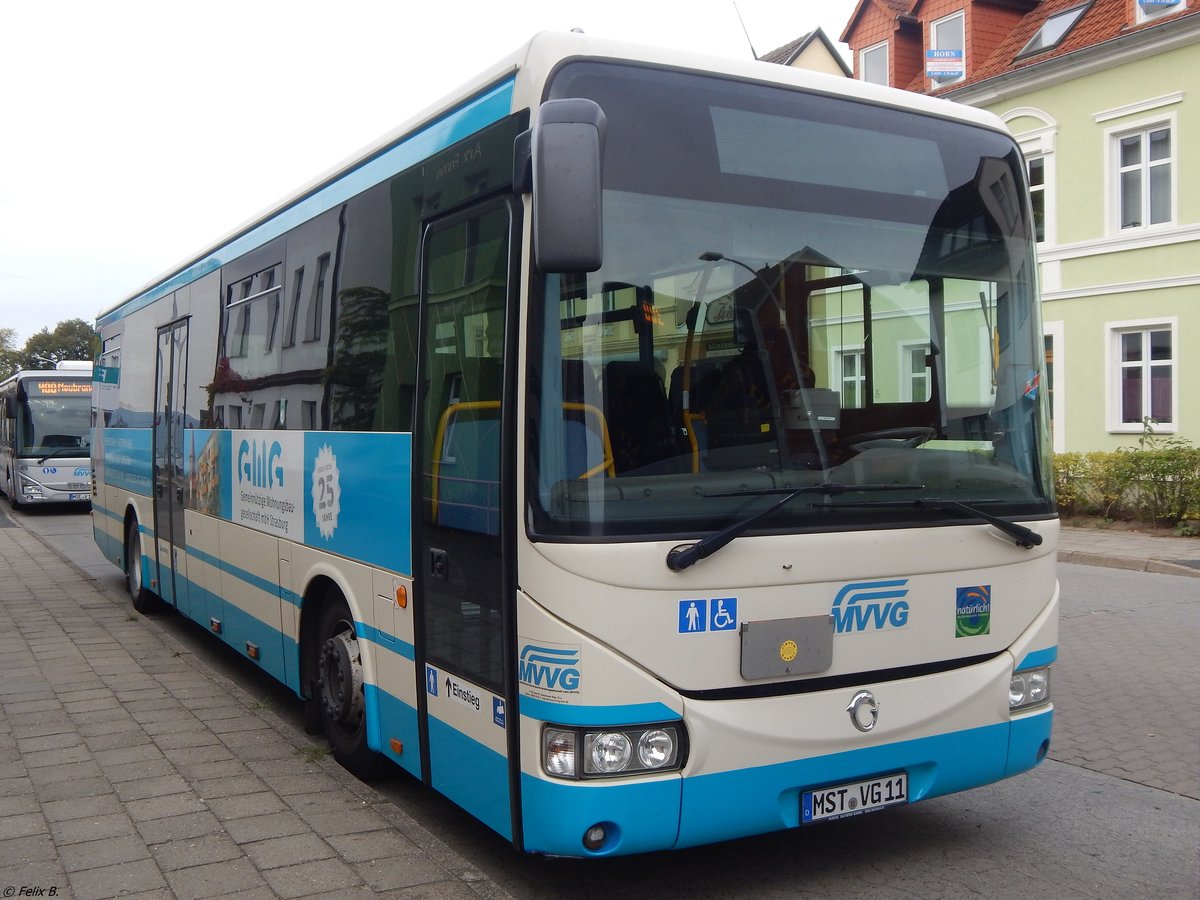 Irisbus Crossway der MVVG in Neubrandenburg am 26.09.2018