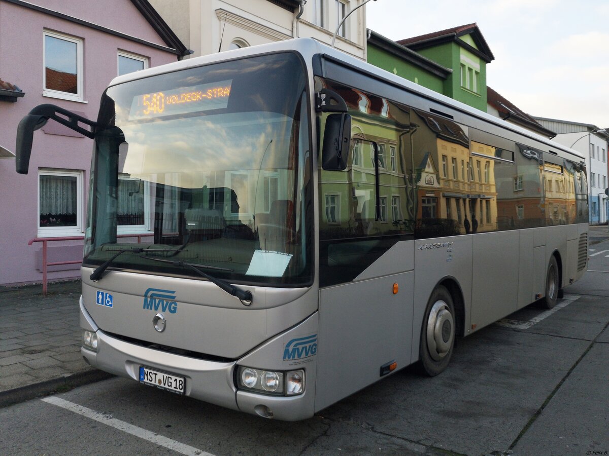 Irisbus Crossway der MVVG in Neubrandenburg am 31.12.2019