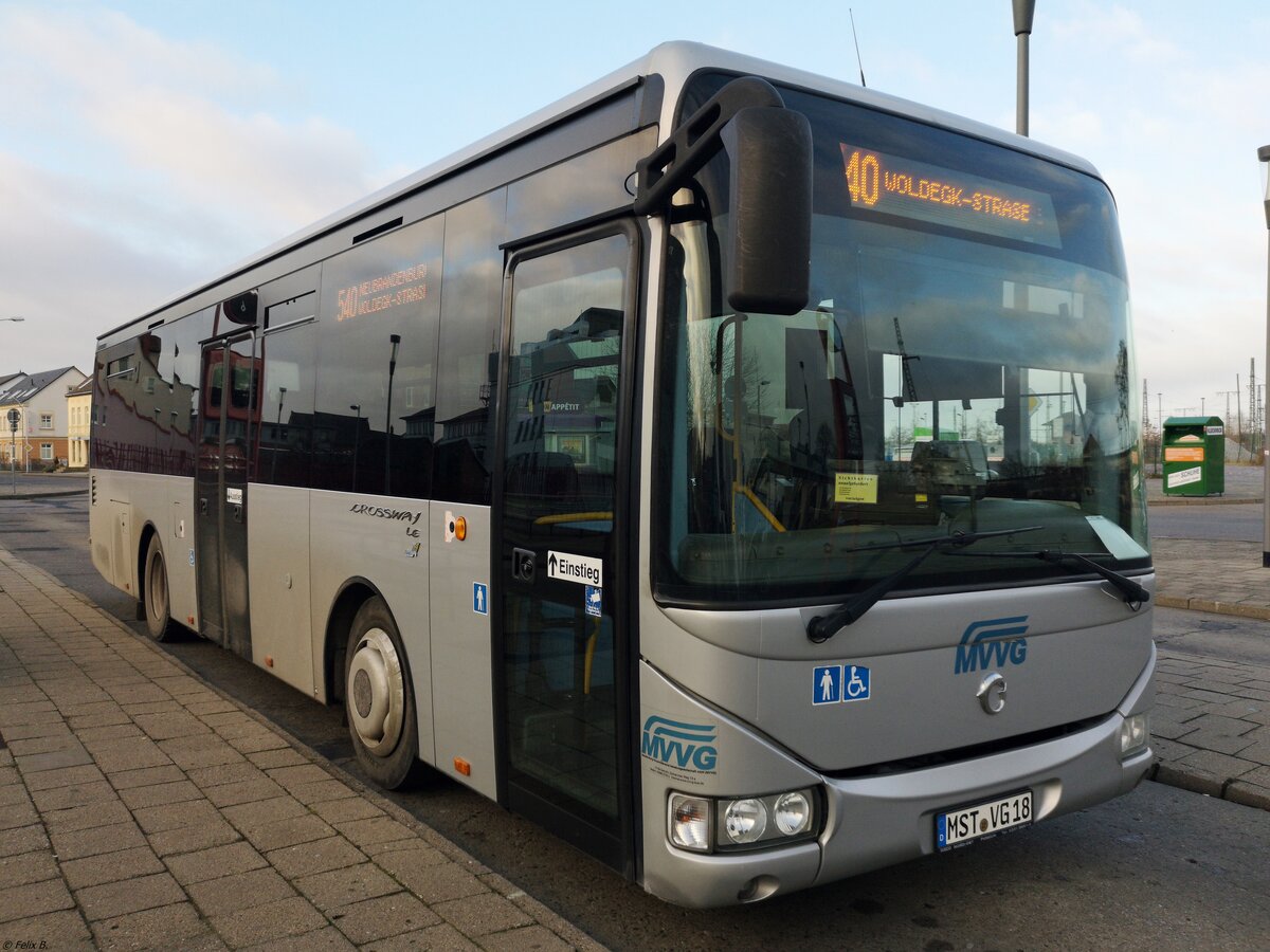 Irisbus Crossway der MVVG in Neubrandenburg am 31.12.2019