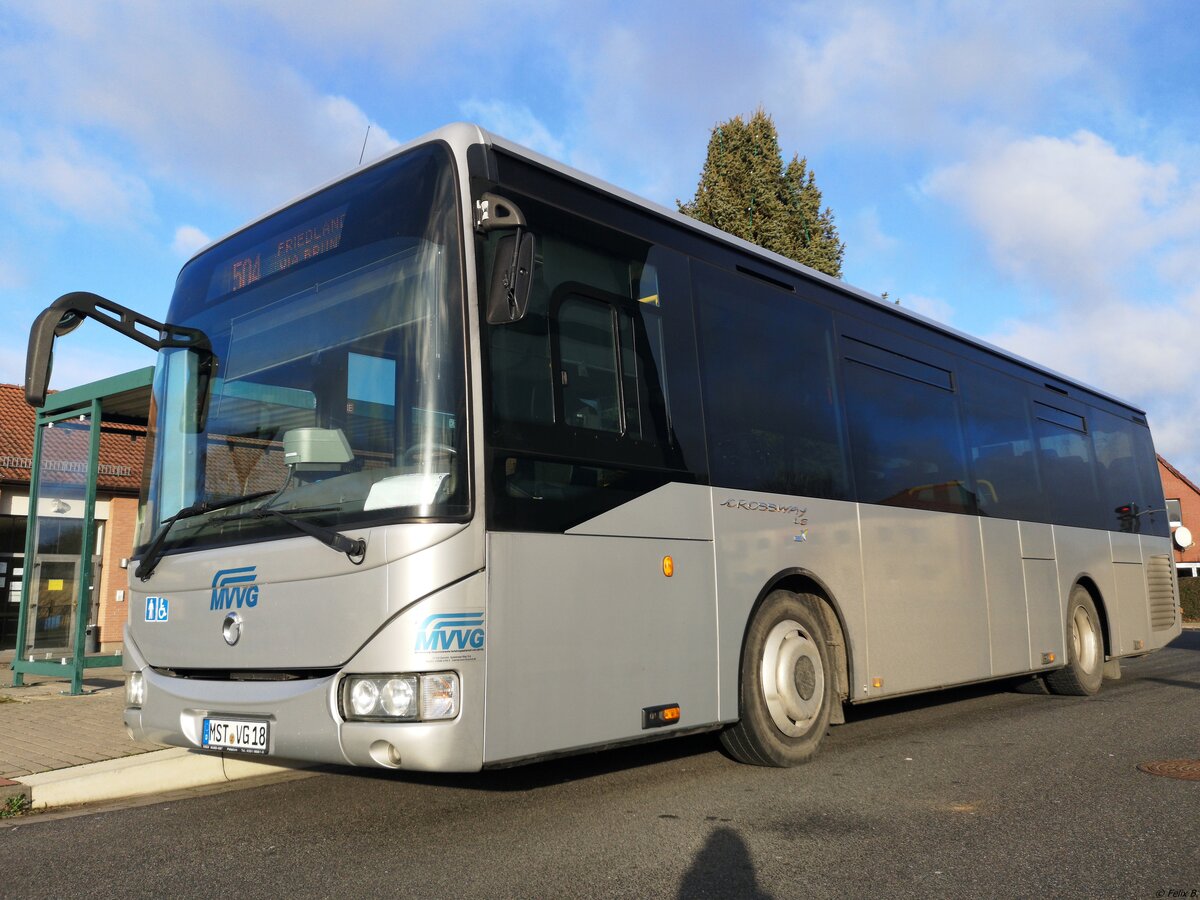 Irisbus Crossway der MVVG in Neverin am 31.12.2019