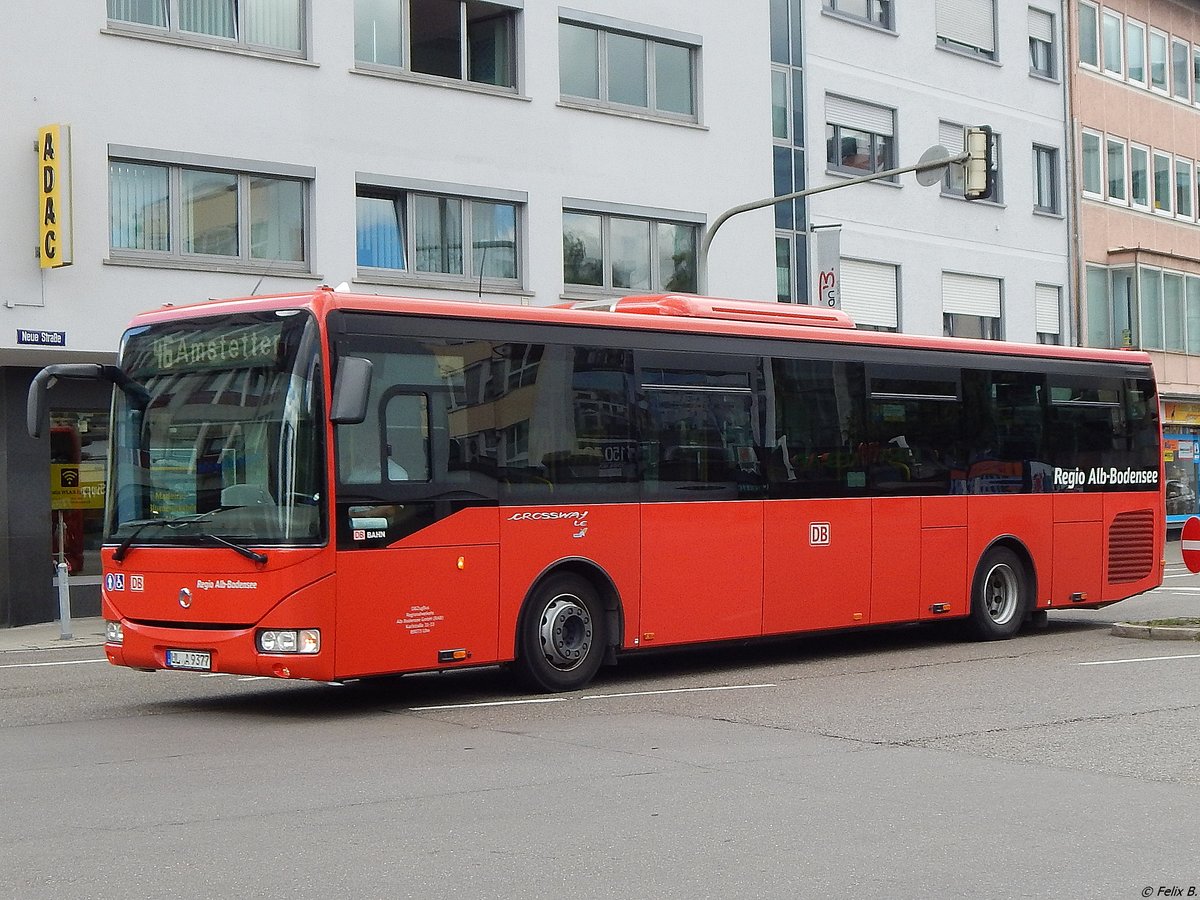 Irisbus Crossway von ZugBus Regionalverkehr Alb-Bodensee in Ulm am 19.06.2018