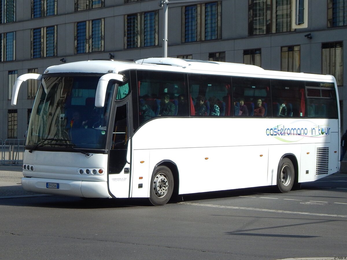 Irisbus Domino von Castelromano in Tour aus Italien in Berlin am 30.03.2019
