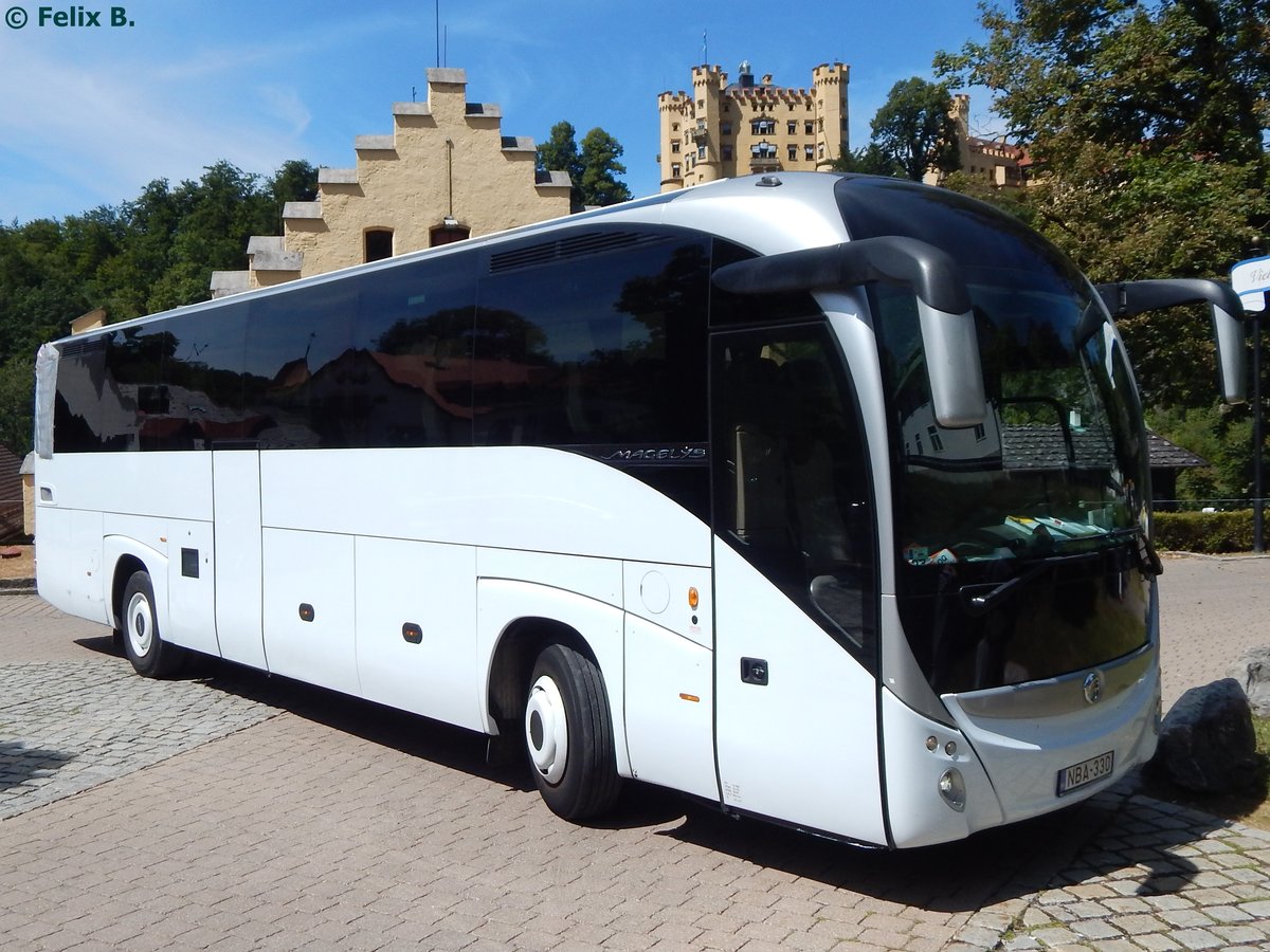 Irisbus Magelys von Máda Plusz aus Ungarn in Hohenschwangau am 11.08.2015