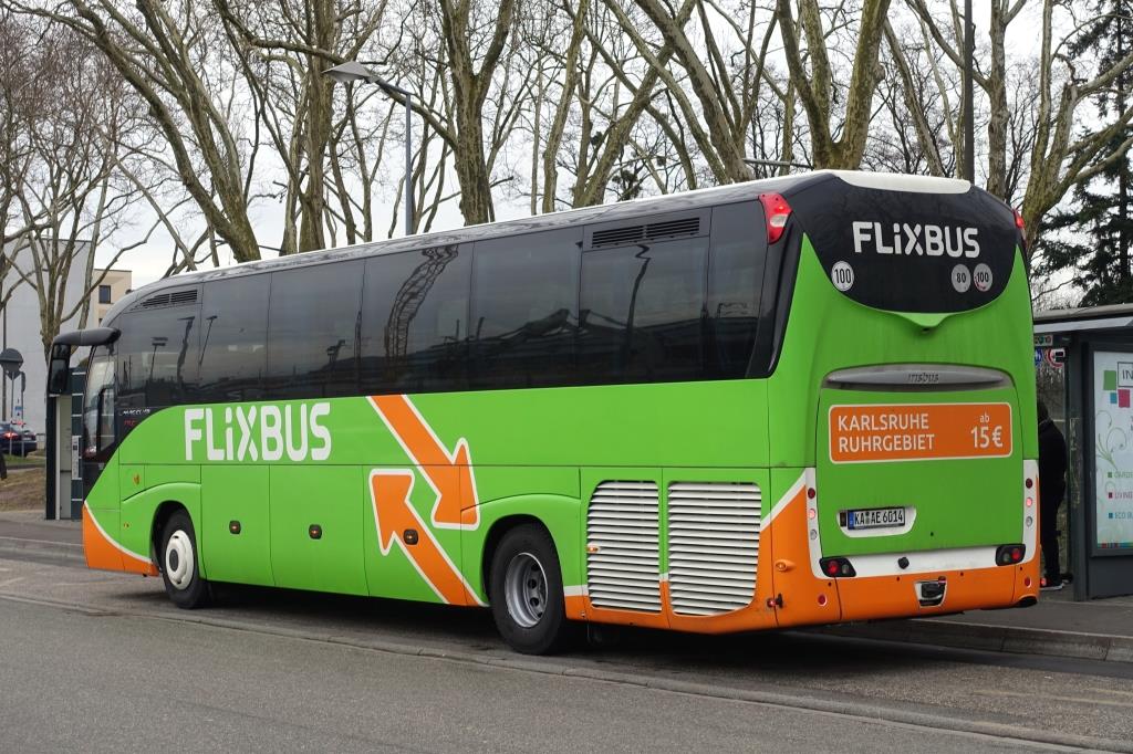 Irisbus Magelys Pro  Flixbus - Werner , Karlsruhe HBf/ZOB 09.03.2018