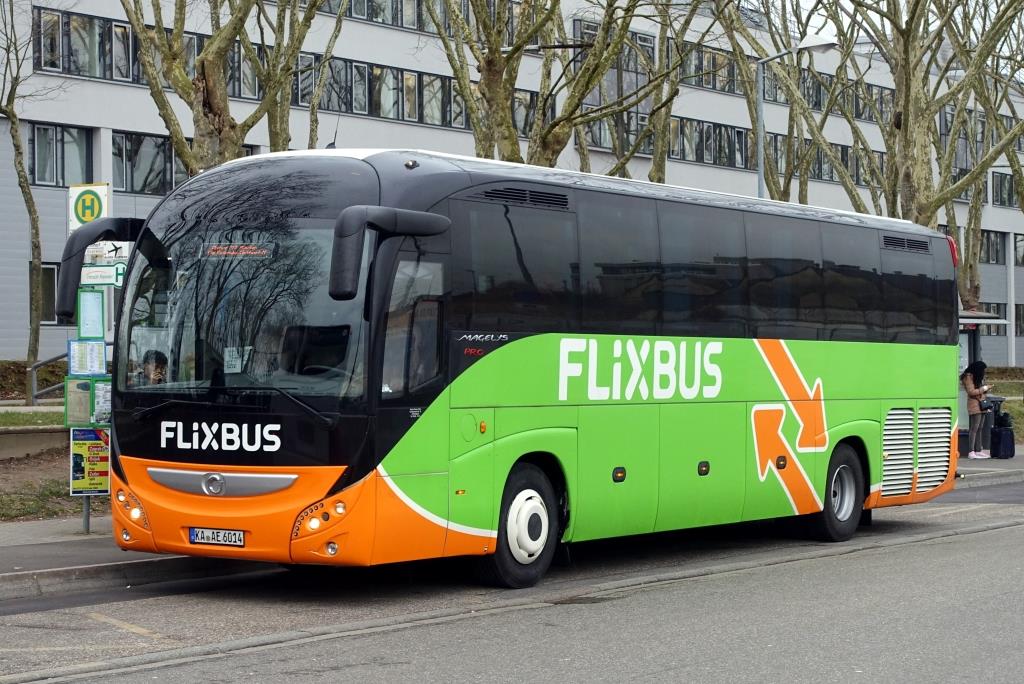 Irisbus Magelys Pro  Flixbus - Werner , Karlsruhe HBf/ZOB 09.03.2018
