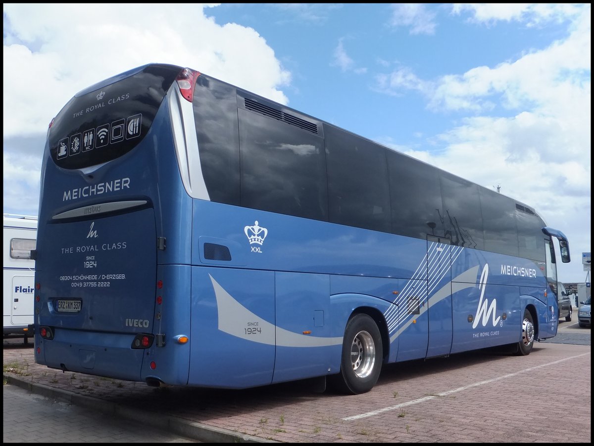 Irisbus Magelys Pro von Meichsner aus Deutschland im Stadthafen Sassnitz am 01.07.2014