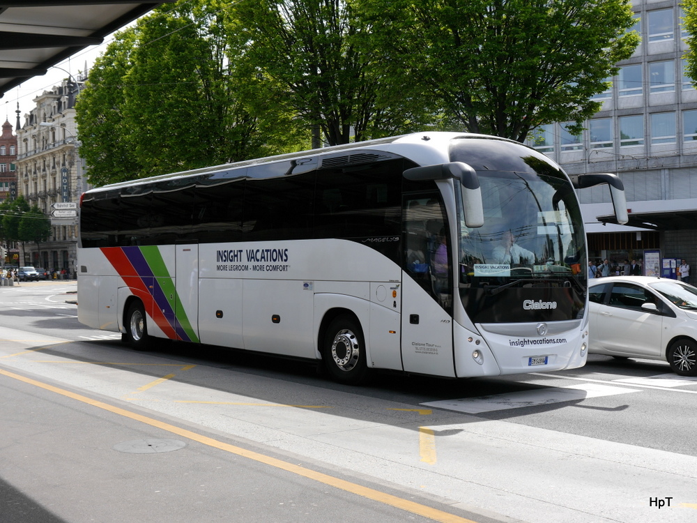Irisbus Magelys unterwegs in der Stadt Luzern am 21.05.2014