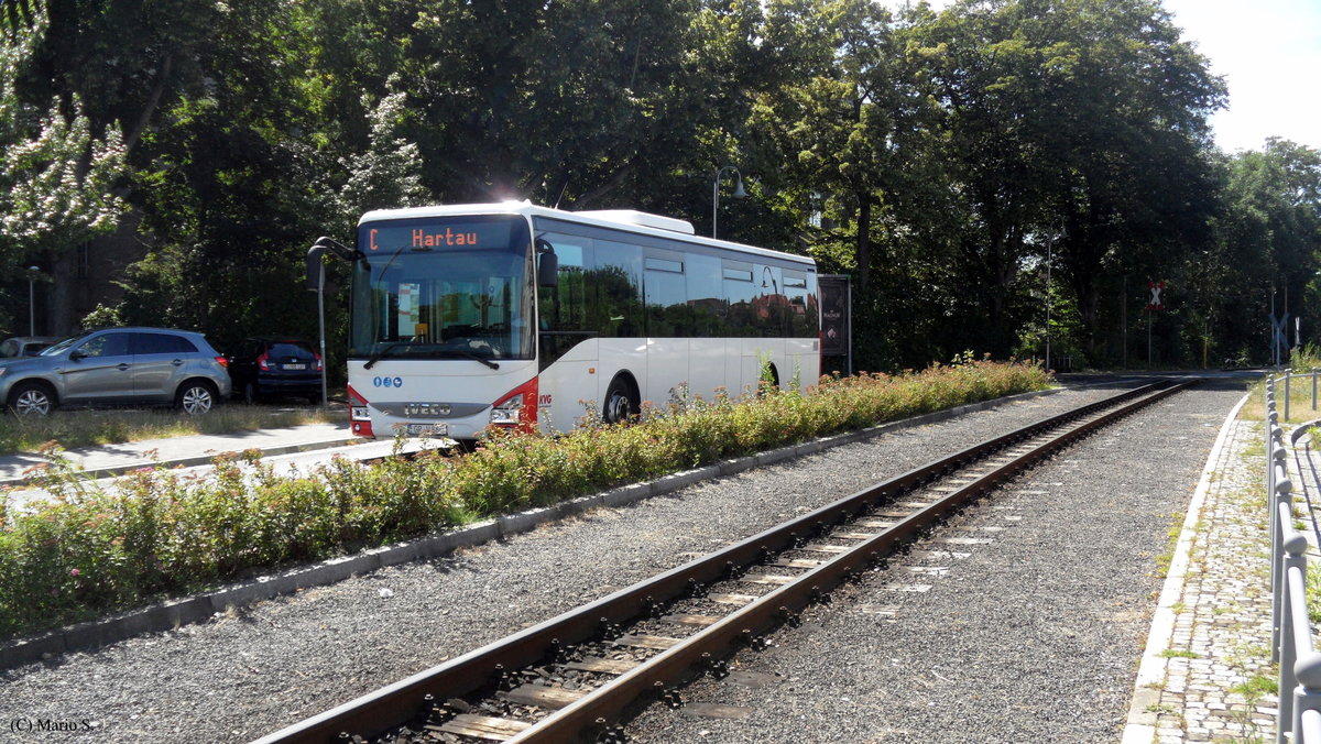 Iveco Crossway Line 12LE am 30.07.2020 in Zittau.