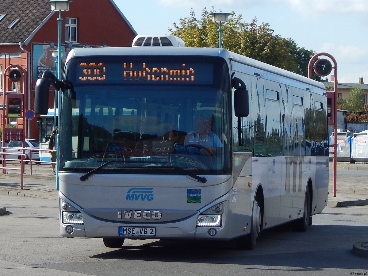 Iveco Crossway der MVVG in Neubrandenburg am 22.09.2017