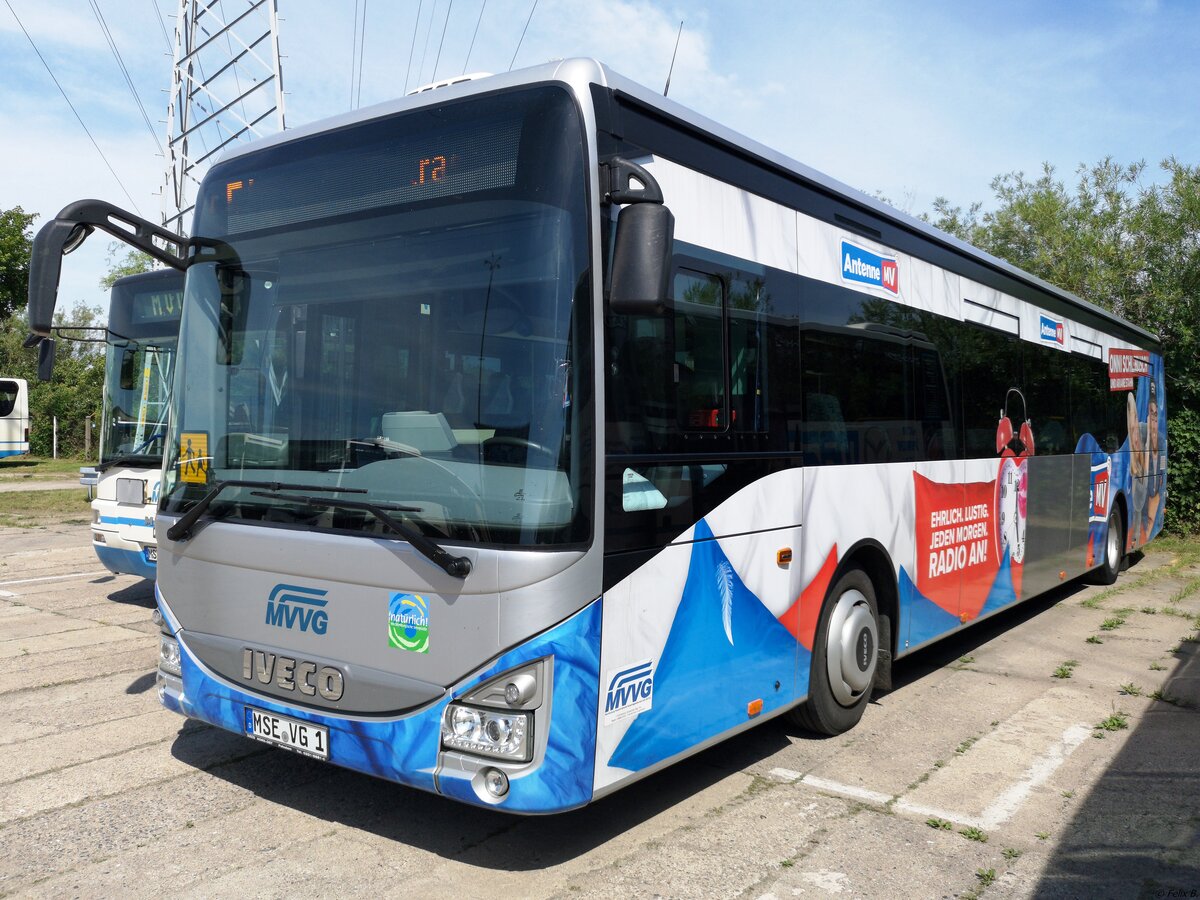Iveco Crossway der MVVG in Neubrandenburg am 24.06.2019