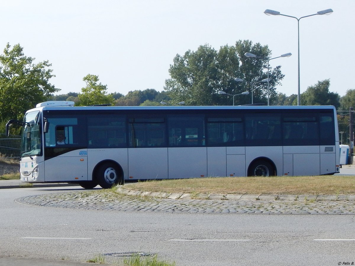 Iveco Crossway der MVVG in Rostock am 19.08.2018