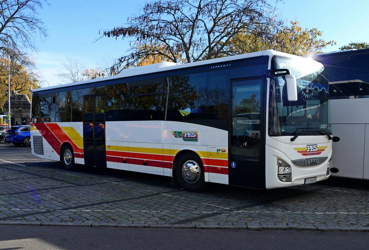 IVECO Crossway, PKS Gorzow-WLKP. (pks.pl) aus Polen. Berlin im Oktober 2025.