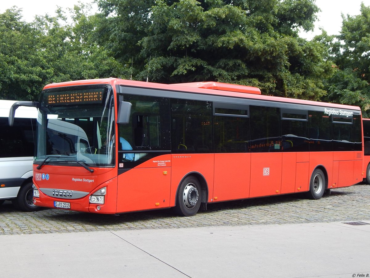 Iveco Crossway von Regiobus Stuttgart in Ludwigsburg am 21.06.2018