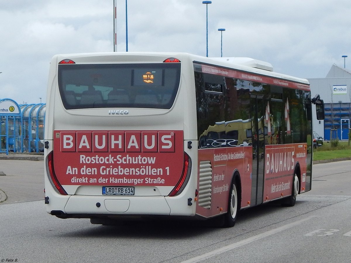 Iveco Crossway von Regionalbus Rostock in Rostock am 07.09.2017