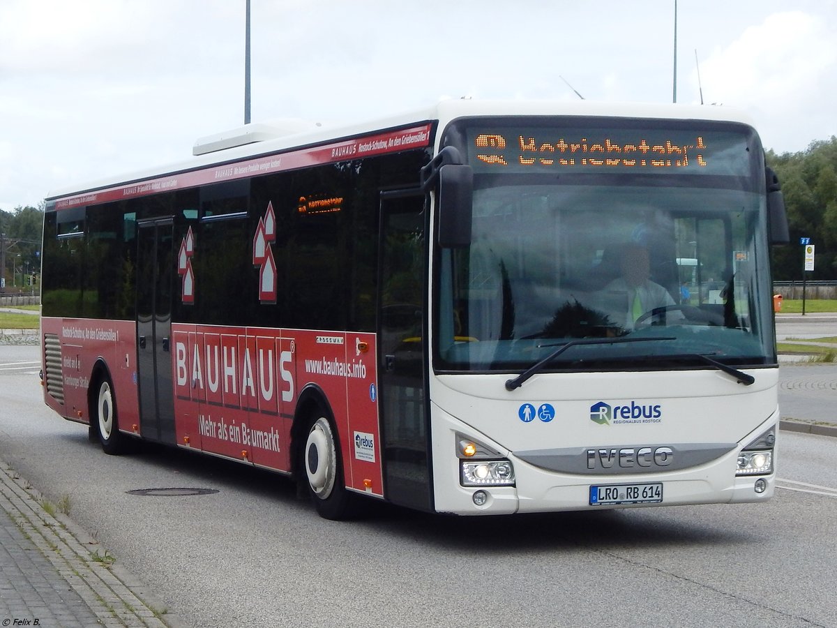 Iveco Crossway von Regionalbus Rostock in Rostock am 07.09.2017