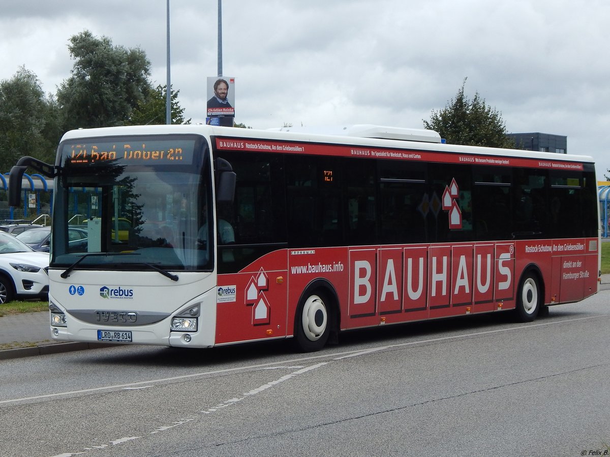 Iveco Crossway von Regionalbus Rostock in Rostock am 07.09.2017